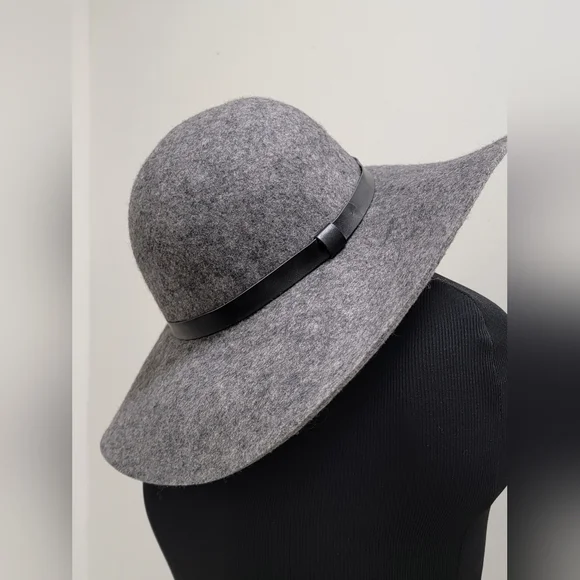 100% WOOL HAT WITH WIDE BRIM - Picture 6 of 11
